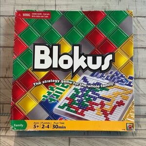 Blokus Board Game by Mattel Ages 5+  Strategy Challenge for Beginners to Experts